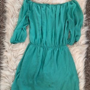 Francesca’s Off-the-Shoulder Dress